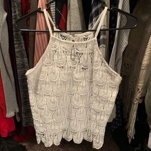 Charlotte Russe lace crop top